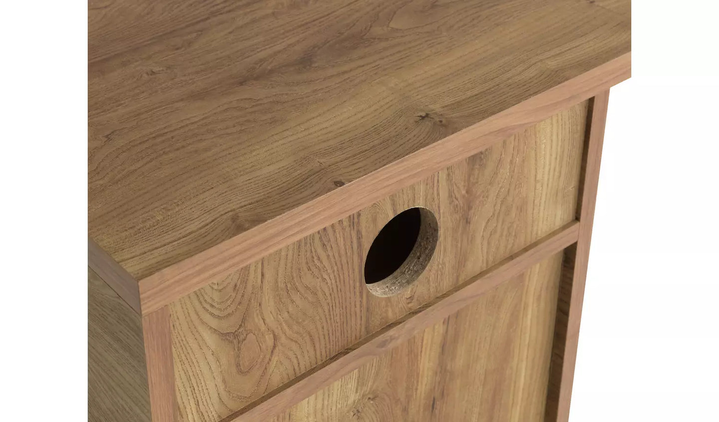 Habitat Nomad 2 Drawer Desk - Oak